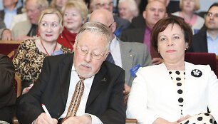 Vytautas Landsbergis ir Rasa Juknevičienė