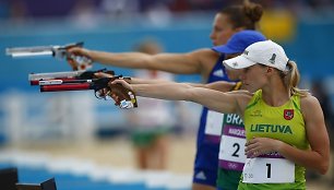 Laura Asadauskaitė iš Lietuvos laimėjo aukso medalį šiuolaikinės penkiakovės rungtyje.