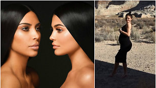 Kim Kardashian ir Kylie Jenner