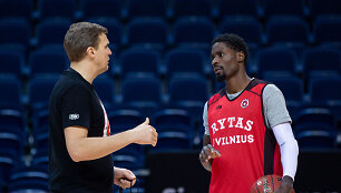 Dainius Adomaitis ir Manny Harrisas
