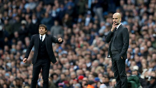 Antonio Conte ir Pepas Guardiola
