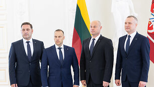Elanas Jablonskas, Linas Pernavas, Jovitas Ra&scaron;kevičius, Egidijus Radzevičius