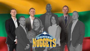 "Nuggets" biure trys lietuviai: M.Pocius, T.Balčėtis ir A.Karnišovas