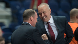 Rimas Kurtinaitis ir Kazys Maksvytis