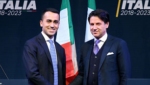 Luigi Di Maio ir Giuseppe Conte