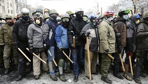 Protestuotojai Kijeve