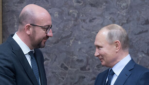 Ch.Michelis ir V.Putinas Maskvoje