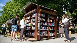 &bdquo;Vilnius skaito&ldquo; lauko skaityklos atidarymas
