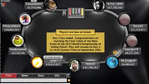 WCOOP pagrindinio turnyro finalas / PokerStarsBlog.com nuotr.