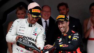 &bdquo;Formulės 1&ldquo; lenktynes Monake laimėjo Danielis Ricciardo (&bdquo;Red Bull&ldquo;)