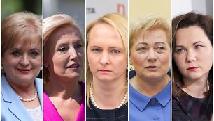 Nijolė Dirginčienė, Živilė Pinskuvienė, Marija Rekst, Edita Rudelienė, Ausma Miškinienė