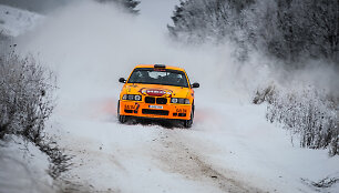 Karolio Rai&scaron;io treniruotės prie&scaron; &bdquo;Halls Winter Rally&ldquo;