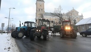 Traktoriaus avarija Joniškyje