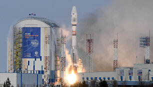 I&scaron; kosmodromo &bdquo;Vostočnyj&ldquo; kyla raketa &bdquo;Soyuz&ldquo;
