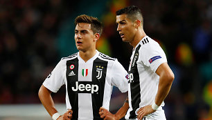 Paulo Dybala ir Cristiano Ronaldo.