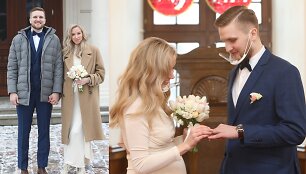 Viktorijos Ple&scaron;kytės ir Justo Tamulio vestuvių akimirkos