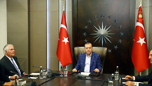 Rexas Tillersonas ir Recepas Tayyipas Erdoganas
