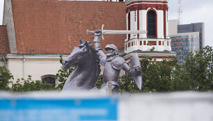 Vytis Luki&scaron;kių aik&scaron;tėje
