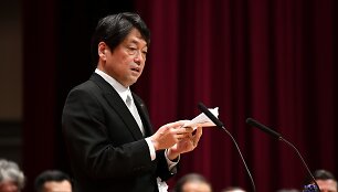 Buvęs Japonijos gynybos ministras Itsunori Onodera.