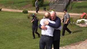 Vladimiras Putinas ir Aliaksandras Luka&scaron;enka