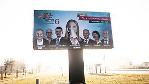 Gargžduose – sugadinti kandidatės į merus plakatai