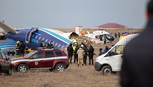 „Azerbaijan Airlines“ lėktuvo katastrofa / Isa Tazhenbayev / ZUMAPRESS.com