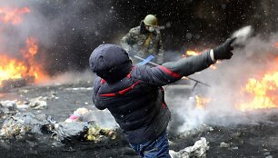 Protestuotojai Kijeve