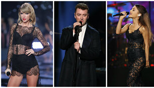 Taylor Swift, Samas Smithas ir Ariana Grande