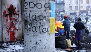 Protestuotojai Kijeve