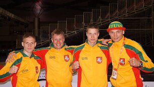 Deividas Danyla, Žydrūnas Jasiūnas, Martynas Jasiūnas ir Sergejus Maslobojevas