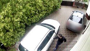 Užfiksuotas įtariamasis