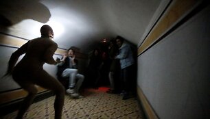 Teatro trupės Portugalijoje įrengtas siaubo kambarys