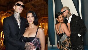 Kourtney Kardashian ir Travisas Barkeris / &bdquo;Scanpix&ldquo; nuotr.