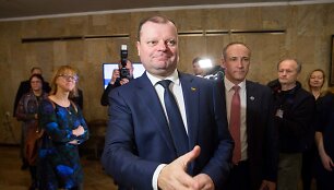Žiniasklaidos prie&scaron;piečiai su Sauliumi Skverneliu