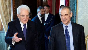 S.Mattarella ir C.Cottarelli