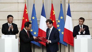 Kinija i&scaron; &bdquo;Airbus&ldquo; užsisakė 300 orlaivių už 35 mlrd. JAV dolerių