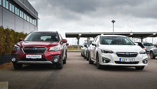 „Subaru Impreza“ ir „Subaru Outback“ bandymai Švedijoje