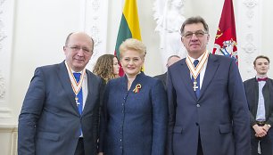 Andrius Kubilius, Dalia Grybauskaitė ir Algirdas Butkevičius