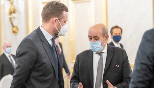 G.Landsbergis Paryžiuje susitiko su Prancūzijos ir Baltijos &scaron;alių užsienio reikalų ministrais