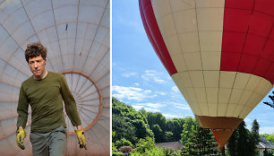 Jonas Varanka organizuoja skrydžius oro balionu 