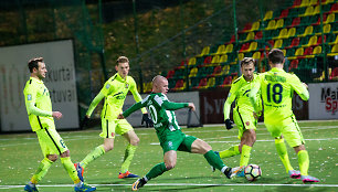 A lygos futbolo rungtynės: Vilniaus „Žalgiris“ - „Trakai“