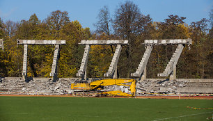 Ekskursija S. Dariaus ir S. Girėno stadiono statybvietėje