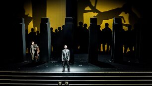 Lietuvos nacionalinio dramos teatro premjera &ndash; &bdquo;Oidipo mitas&ldquo;, rež. Gintaras Varnas