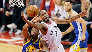 NBA finalo antrosios rungtynės: „Raptors“ – „Warriors“