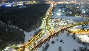 Prie&scaron;&scaron;ventinės eismo spūstys sostinėje