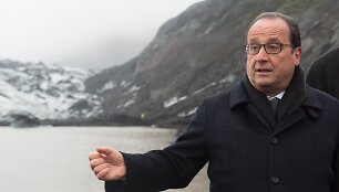 Prancūzijas prezidentas vie&scaron;i Islandijoje