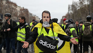 Šeštadienio protestai Prancūzijoje