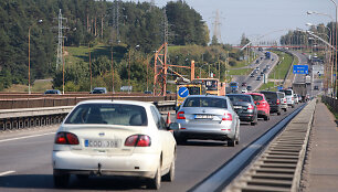 Spūstys ties Kleboni&scaron;kio tiltų