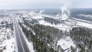 Kaminai žiemą