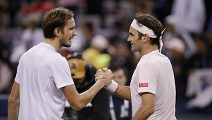 Daniilas Medvedevas ir Rogeris Federeris